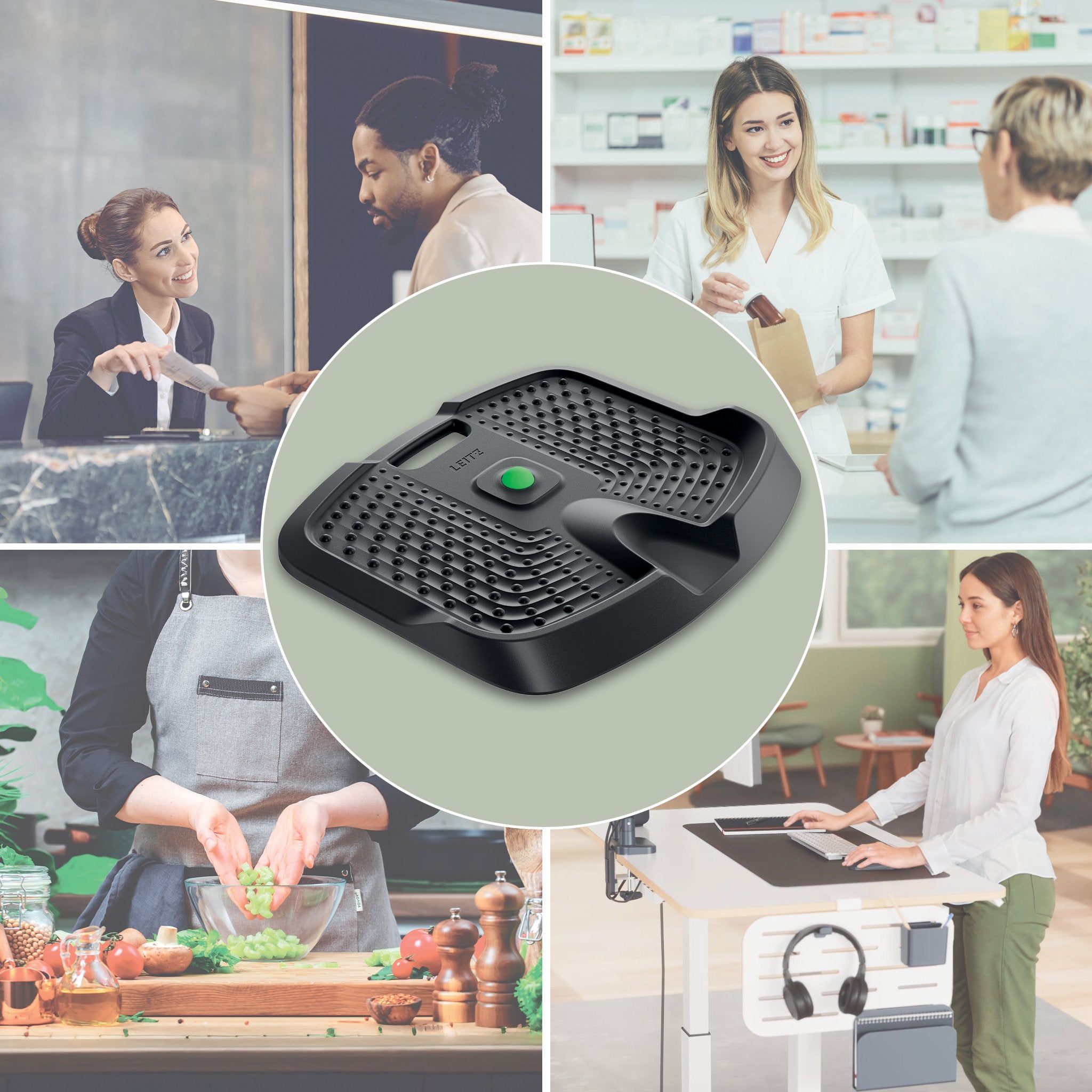 EAN 4002432142231 - Leitz 53730089 alfombrilla antifatiga Rectangular 605 x 681 mm imagen 8