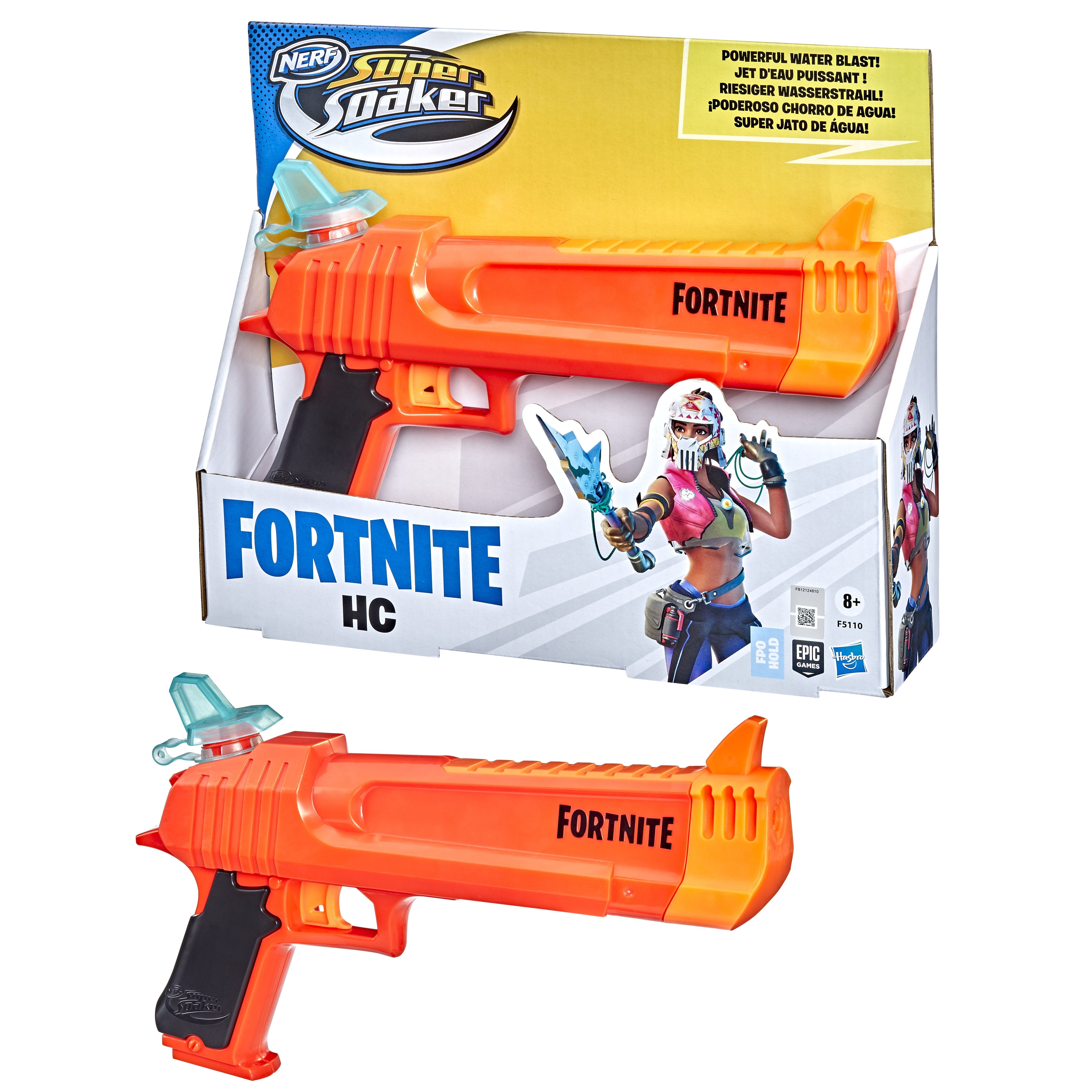 Pistola De Agua Hasbro Nerf Super Soaker Fortnite Hc