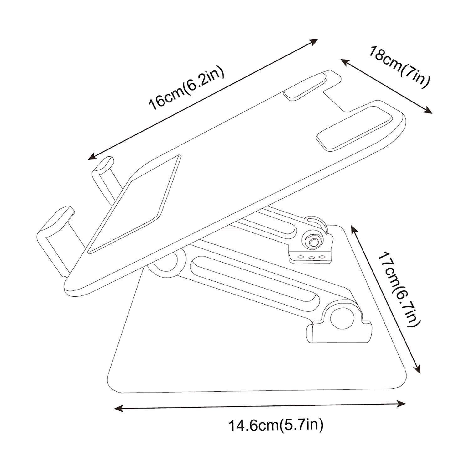 EAN 8435739902486 - AISENS LPS4L-339 soporte para ordenador portátil Soporte para ordenador portátil y tableta 33 cm (13") imagen 8