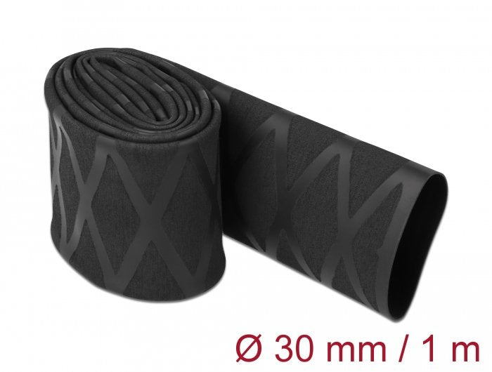 Schrumpfschlauch X-Muster Rutschfest 1 M X 30 Mm Schwarz