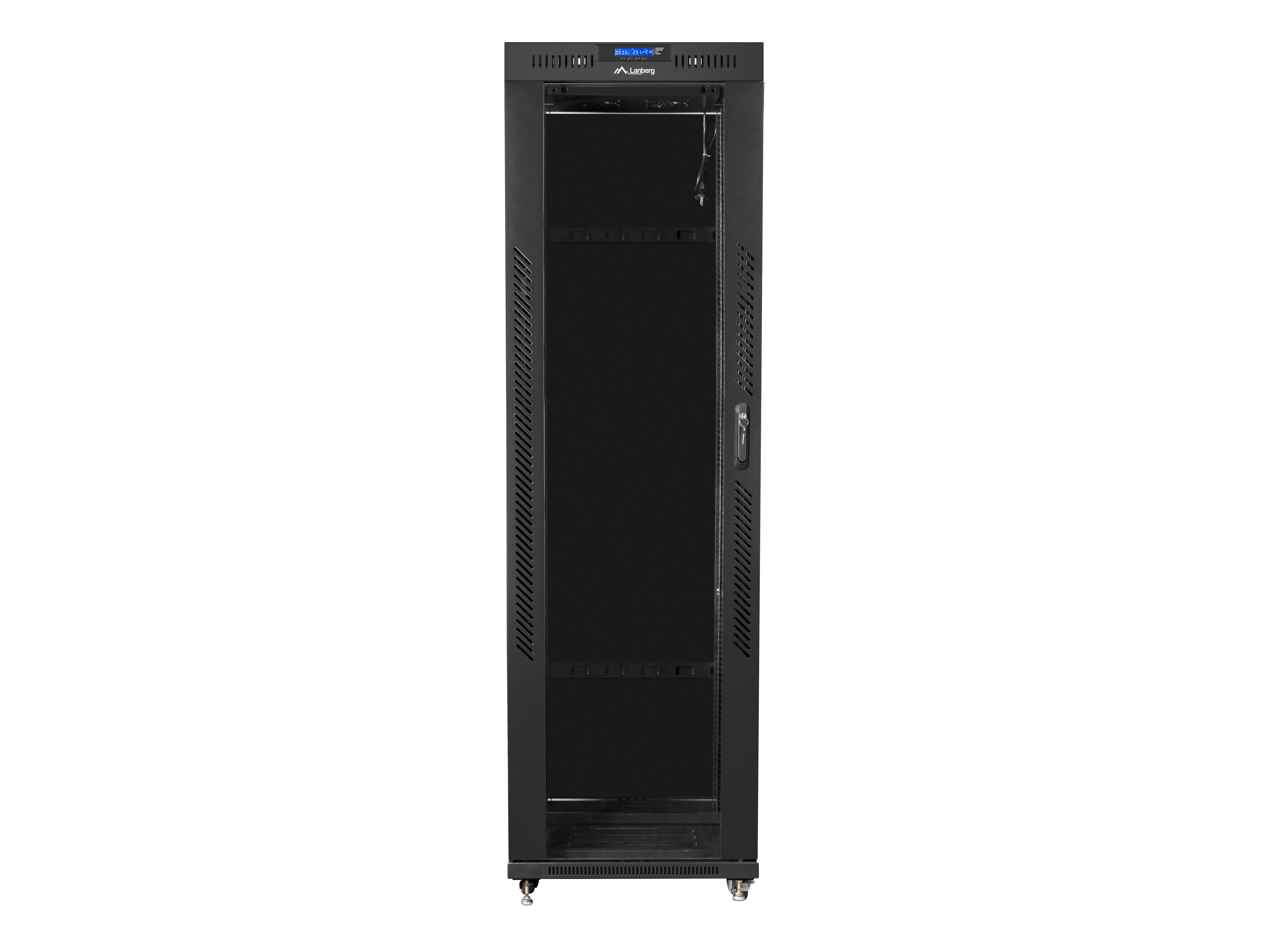 EAN 5901969423686 - Lanberg FF01-6042-12B armario rack 42U Rack o bastidor independiente Negro imagen 2
