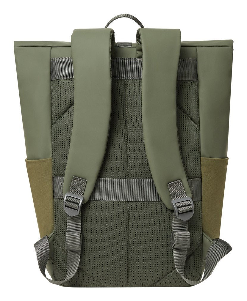 EAN 4260709015637 - Rivacase Eden mochila Mochila de viaje Oliva cuero PU, Poliéster, Tereftalato de polietileno reciclado (r imagen 6