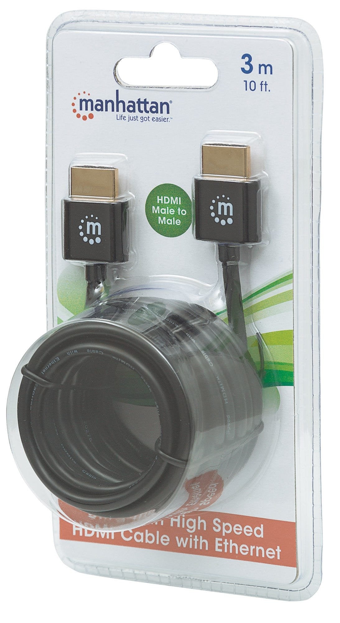 EAN 0766623394376 - Manhattan 394376 cable HDMI 3 m HDMI tipo A (Estándar) Negro imagen 5