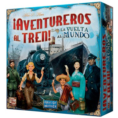 Juego De Mesa Aventureros Al Tren! La Vuelta Al Mundo Pegi 8