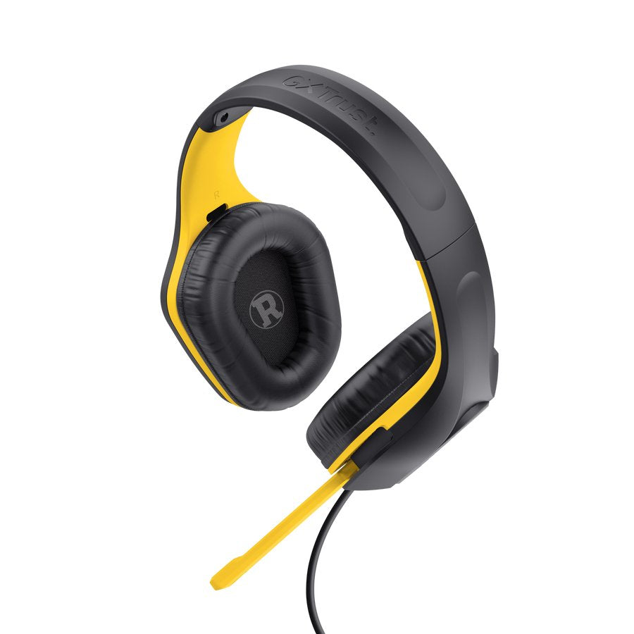 Trust 25783 Auricular Y Casco Auriculares Alámbrico Diadema Juego Negro, Amarillo