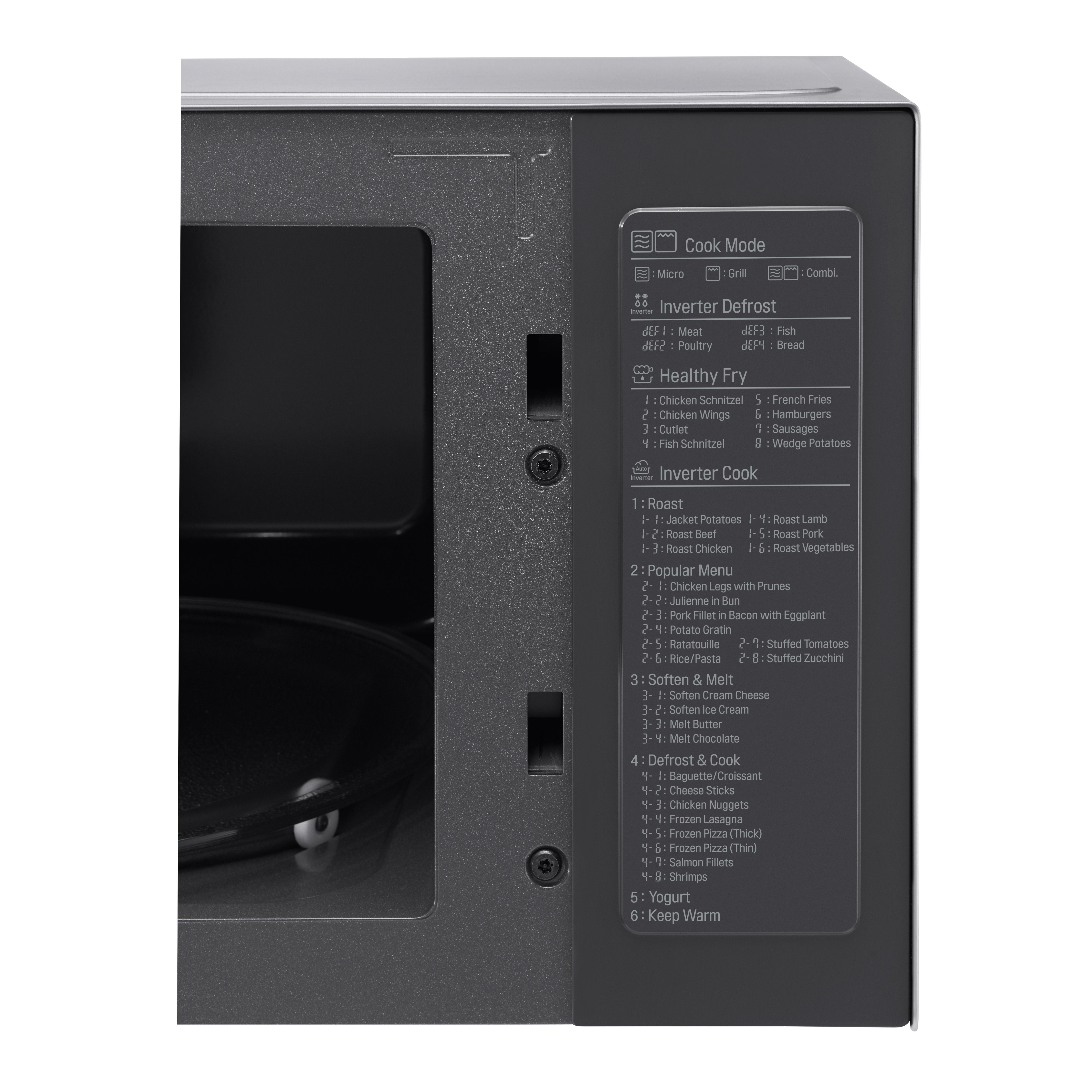 EAN 8801031522682 - LG MH6565CPS microondas Acero inoxidable Microondas con grill Encimera 25 L 1150 W imagen 3