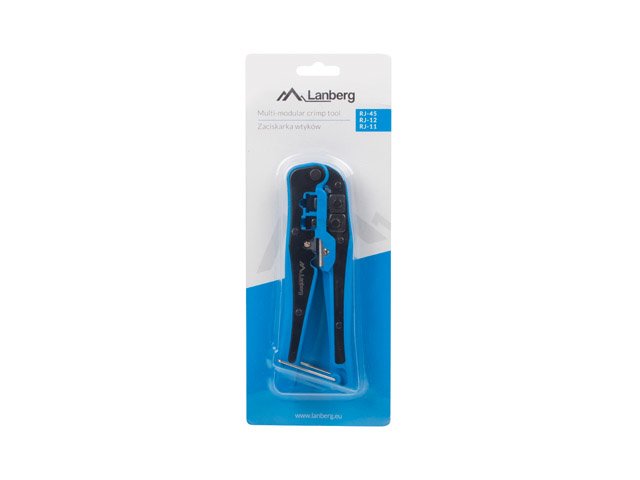EAN 5901969418224 - Lanberg NT-0202 crimpadora Herramienta para prensar Negro, Azul imagen 2