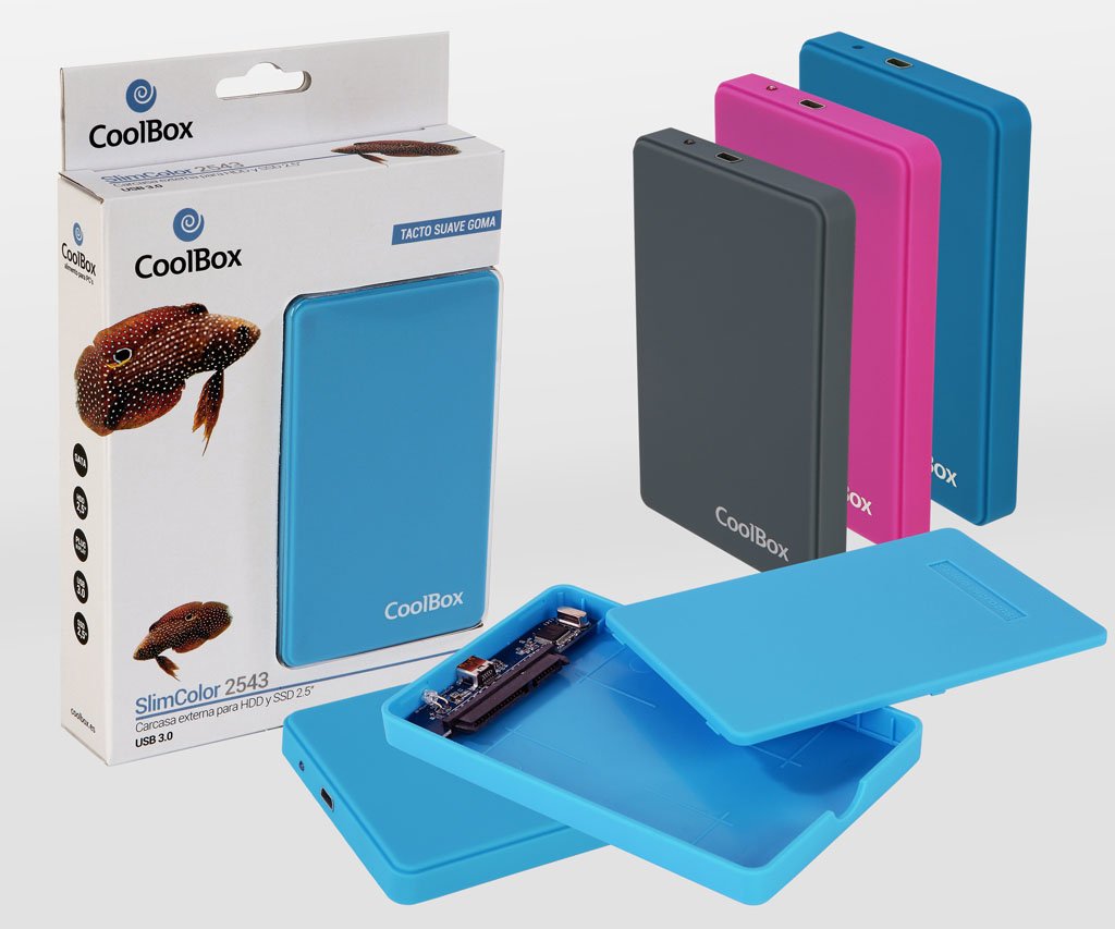 EAN 8436556140556 - CoolBox SlimColor 2543 Carcasa de disco duro/SSD 2.5" imagen 10