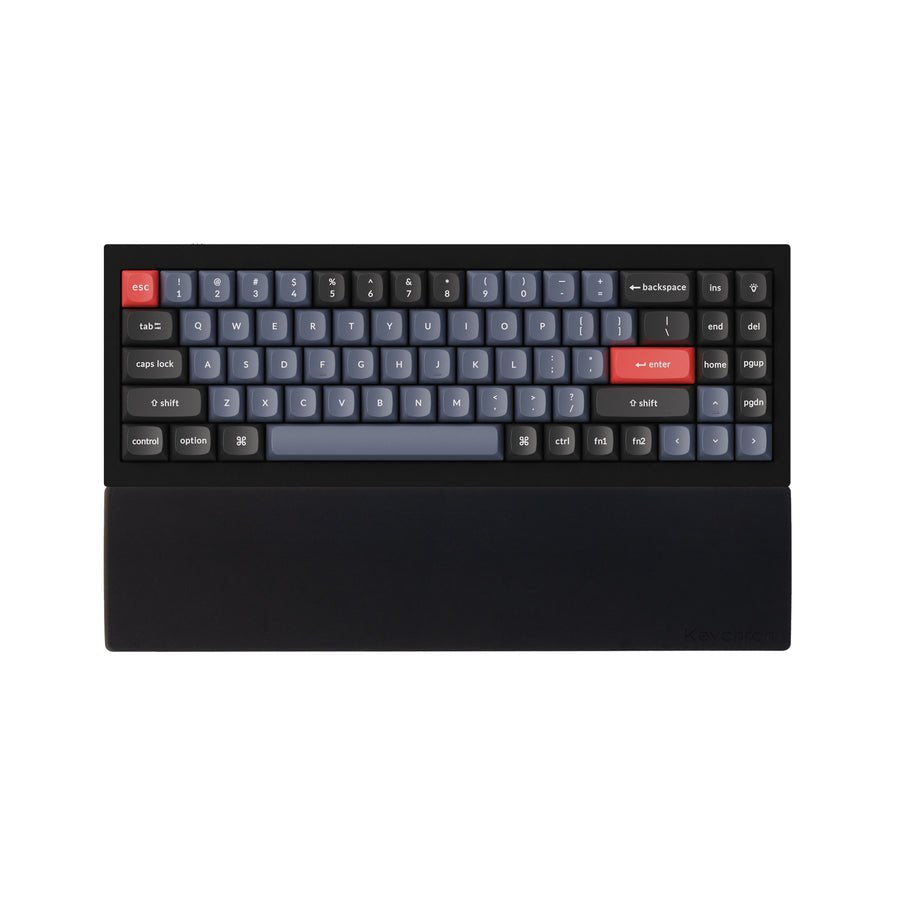 Keychron Silicone Palm Rest Para K4/Q5/V5 (Negro) Pr51