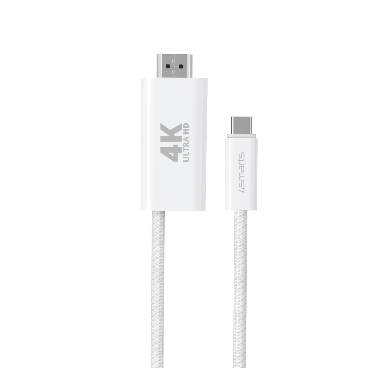 EAN 4252011907700 - 4smarts 540957 cable HDMI 2 m USB C HDMI tipo A (Estándar) Blanco imagen 4