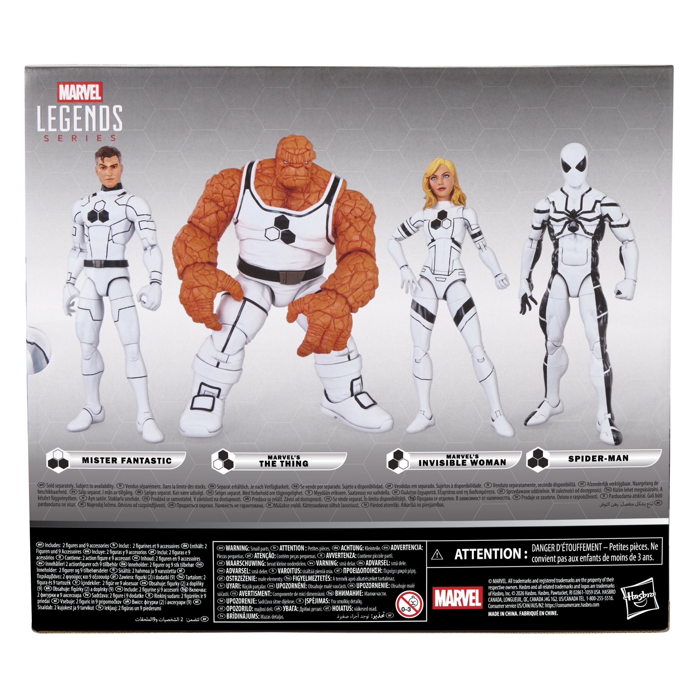 Figura The Thing - Invisble Woman Marvel Legends Series 15cm