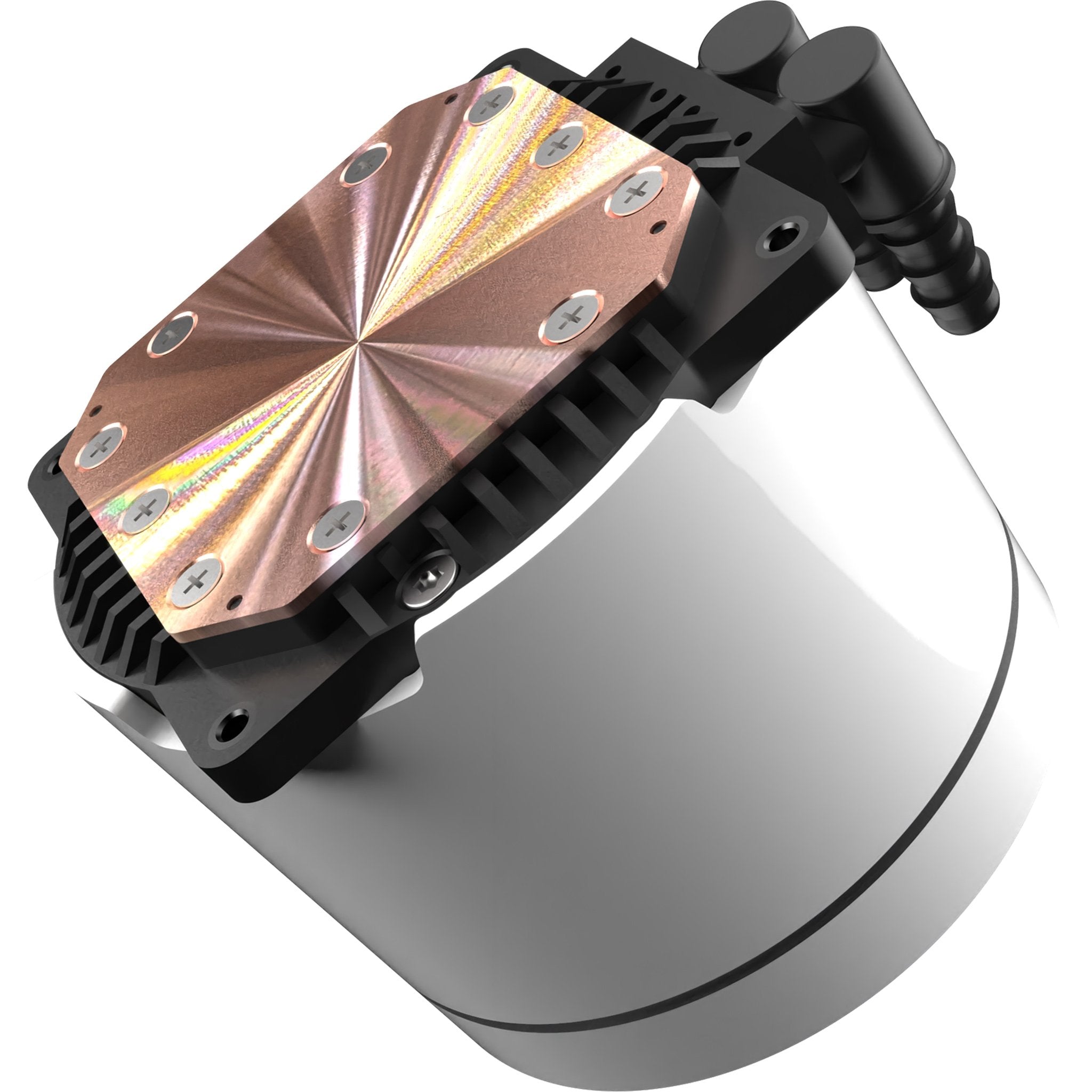 Alpenfohn Glacier Water 240 White High Speed Argb Cpu Water Cooler - 240mm