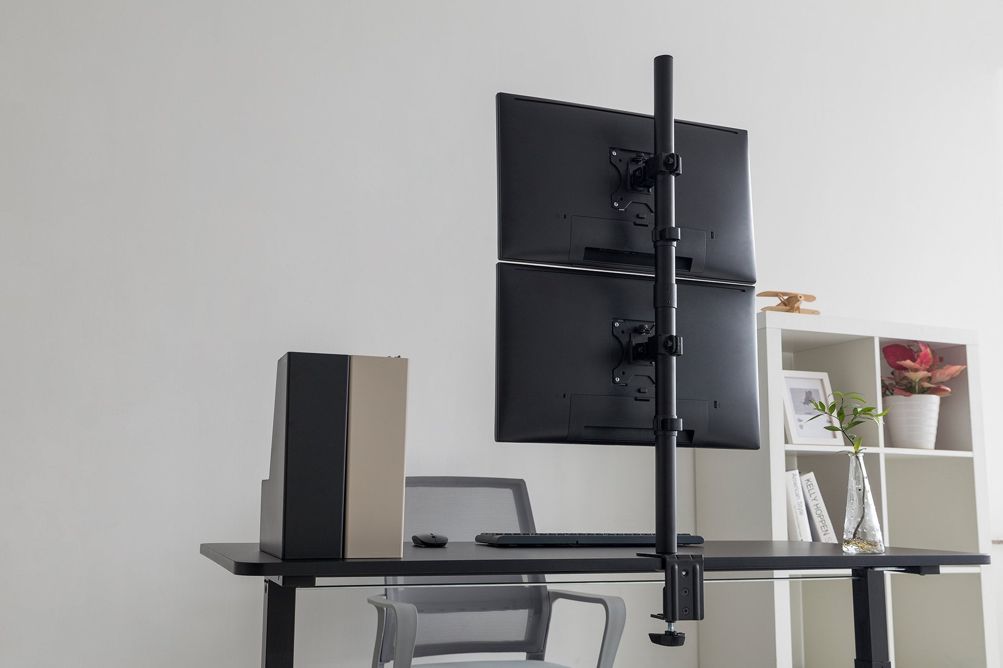 Digitus Soporte Para Dos Monitores Vertical 8kg 100x100 17-32''