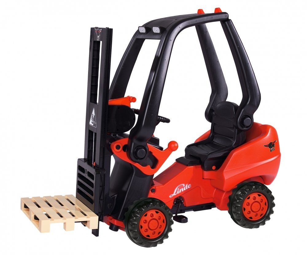 Linde Forklift, Kinderfahrzeug Schwarz/Rot