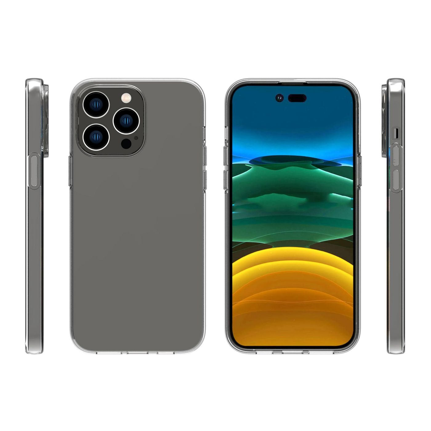 Estuff Es67100008-Bulk Funda Para Iphone 14 Pro Max (6.7") Transparente