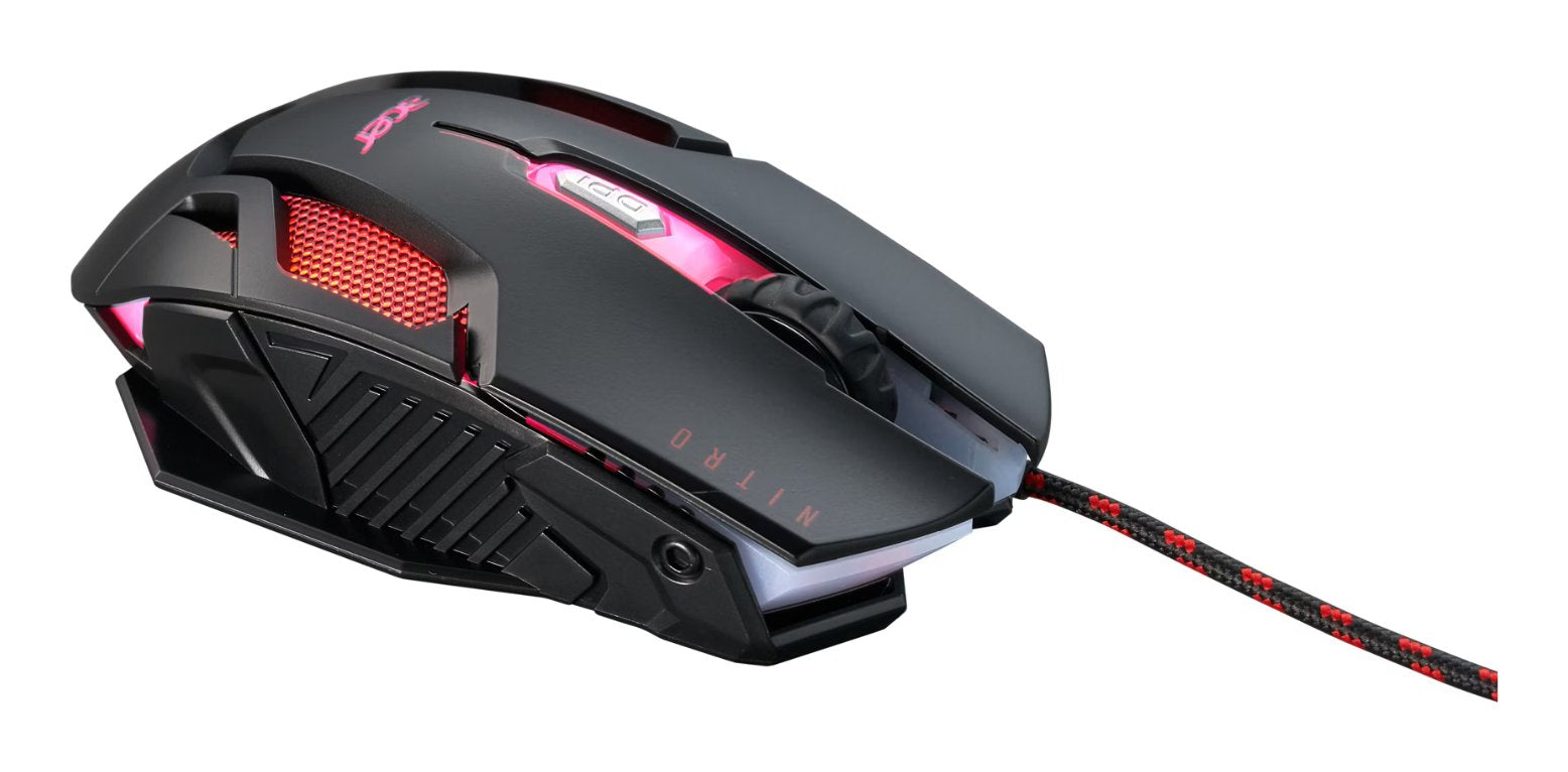 EAN 4711474088413 - Acer Nitro Gaming NMW200 Black ratón Juego Ambidextro USB tipo A Óptico 7200 DPI imagen 2