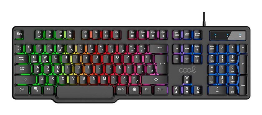 EAN 8434847060736 - COOL Accesorios 8434847060736 teclado Ratón incluido Juego USB QWERTY Español Negro imagen 5