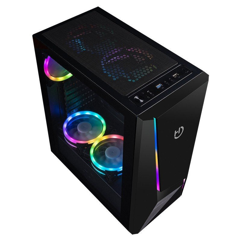 EAN 8436545692936 - Hiditec V20 PRO ARGB Escritorio Negro imagen 3