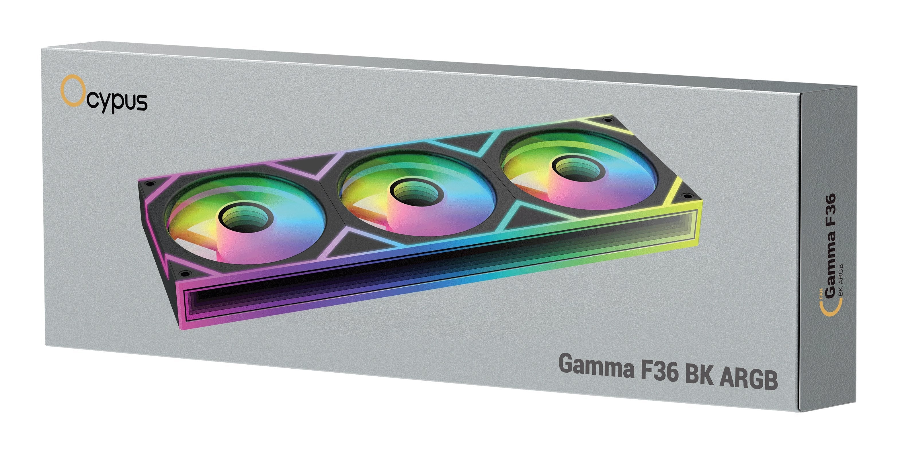 Ocypus Gamma F36 Argb (Negro, 360 Mm) Gamma-F36-Bk3am00x-Gl