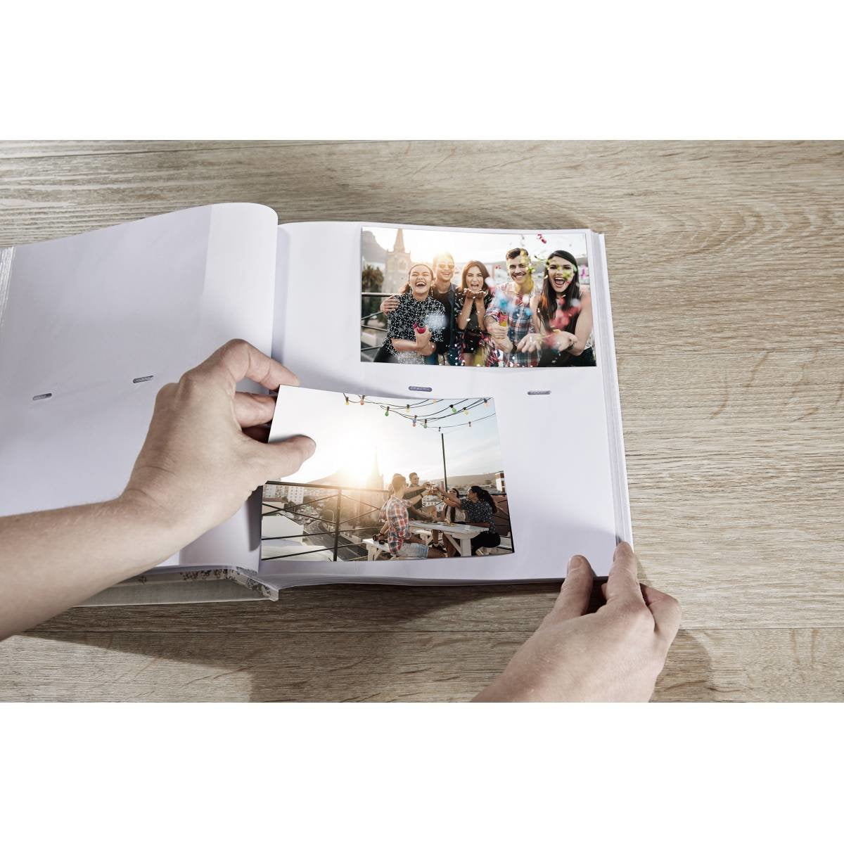 Walther Design Me-110-X Álbum De Foto Y Protector Gris 200 Hojas