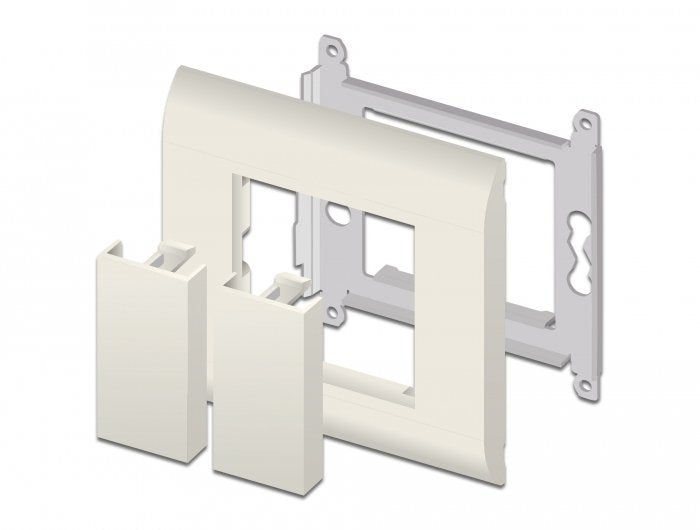 Delock Easy 45 Modul-Blindblende 45 X 22,5 Mm 10 Piezas Blanco