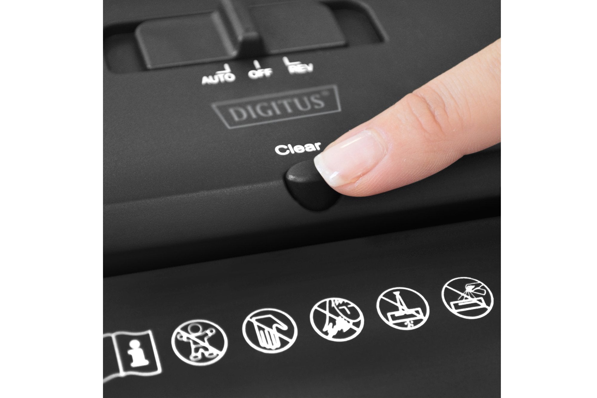 Digitus Da-81606 Triturador De Papel Corte Cruzado 22 Cm 74 Db Negro