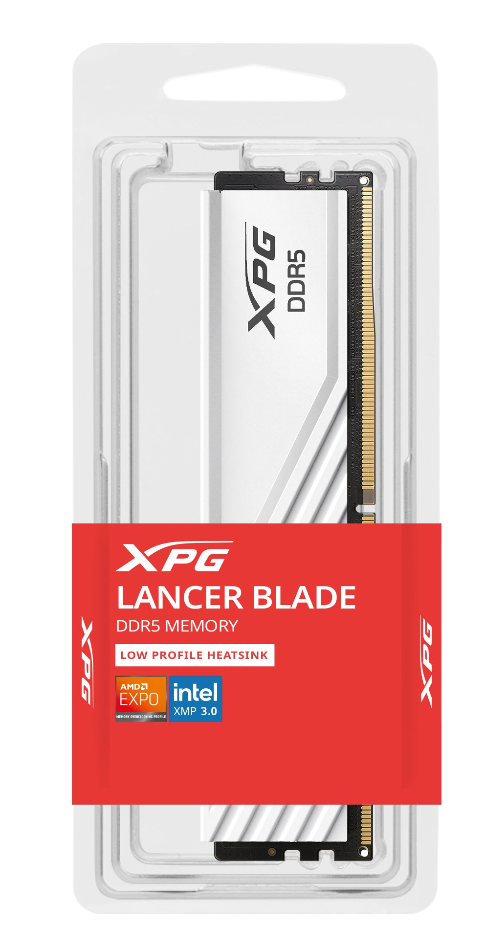 Memoria Adata 16 Gb Ddr5 6000 1x 16 G, Ax5u6000c4816g-Slabwh, Xpg Lancer Blade, Intel Xmp, Amd Expo Ax5u6000c4816g-Slabwh