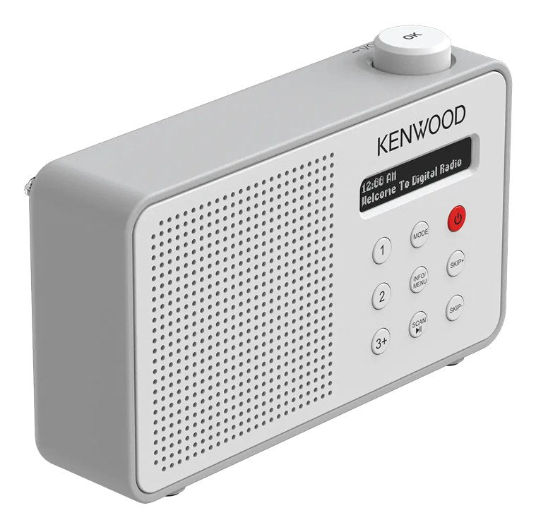 Radio Kenwood Cr-M25dab-W Portátil Digital Blanco