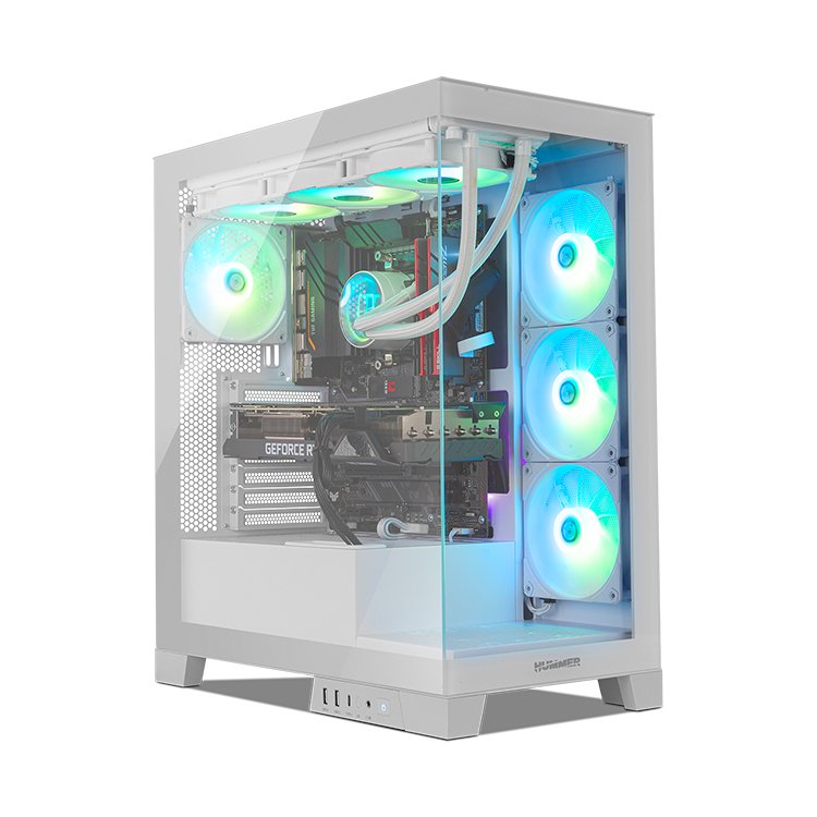 EAN 8436587974854 - NOX Hummer Glock Midi Tower Blanco imagen 2