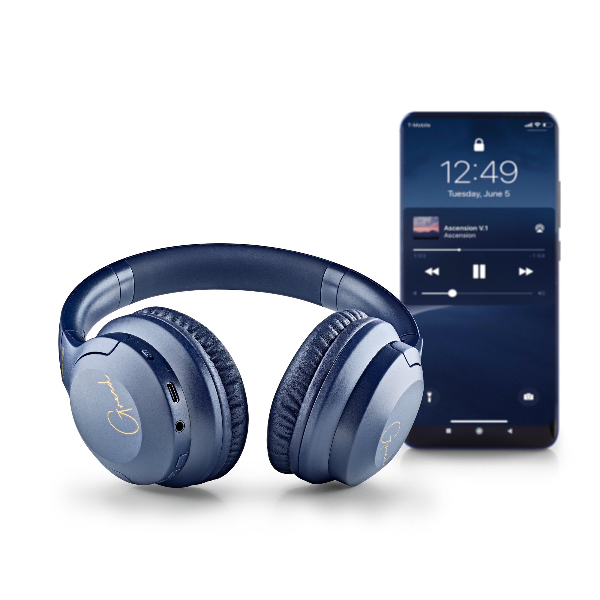 Auriculares Inalámbricos Ngs Artica Greed Con Micrófono Bluetooth Azul