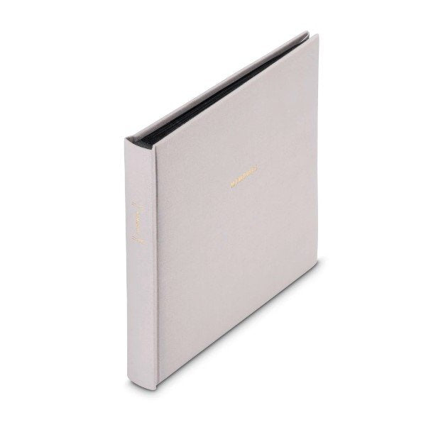 Hama Memories Buchalbum 25x25 50 Schwarze Seiten, Grau 7682
