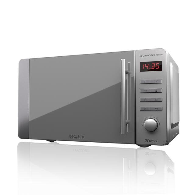 Microondas Cecotec Proclean 5020 Mirror 700w Capacidad 20l