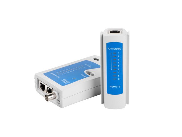 Lanberg Tester Para Cableado Nt-0401,Rj-45/Rj-12/Rj-11,Utp/Ftp/Sftp,9 Led