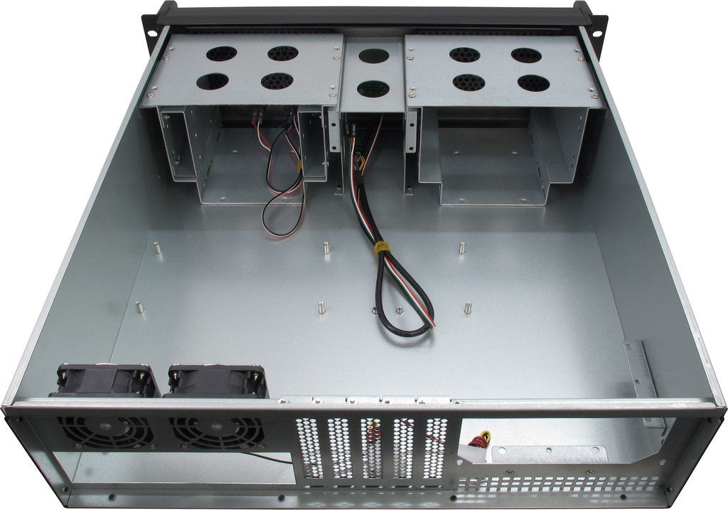 Inter-Tech Caja Rack 19 '' Ipc 3u 3u-3098-S 3u-Rack, Negro, Sin Fuente, 2xusb2.0