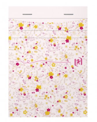 Elba Oxford Floral - Block - A6 (105 X 148 Mm) - 80 Hoja / 160 Páginas