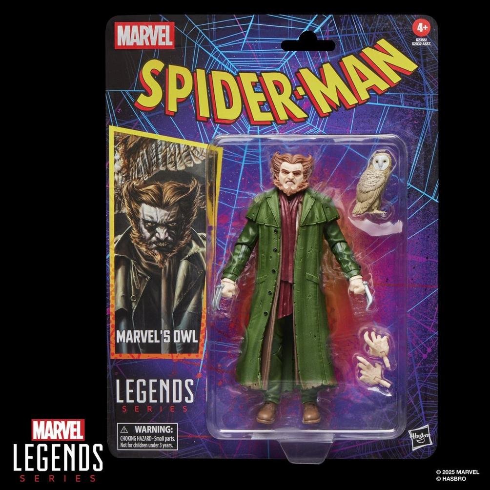 Figura Owl Spider-Man Marvel Legends Series 15cm