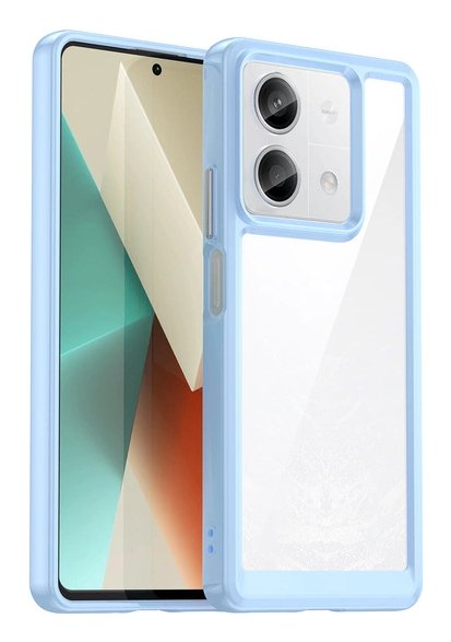 EAN 9145576285237 - Hurtel 9145576285237 funda para teléfono móvil 16,9 cm (6.67") Azul, Transparente imagen 1