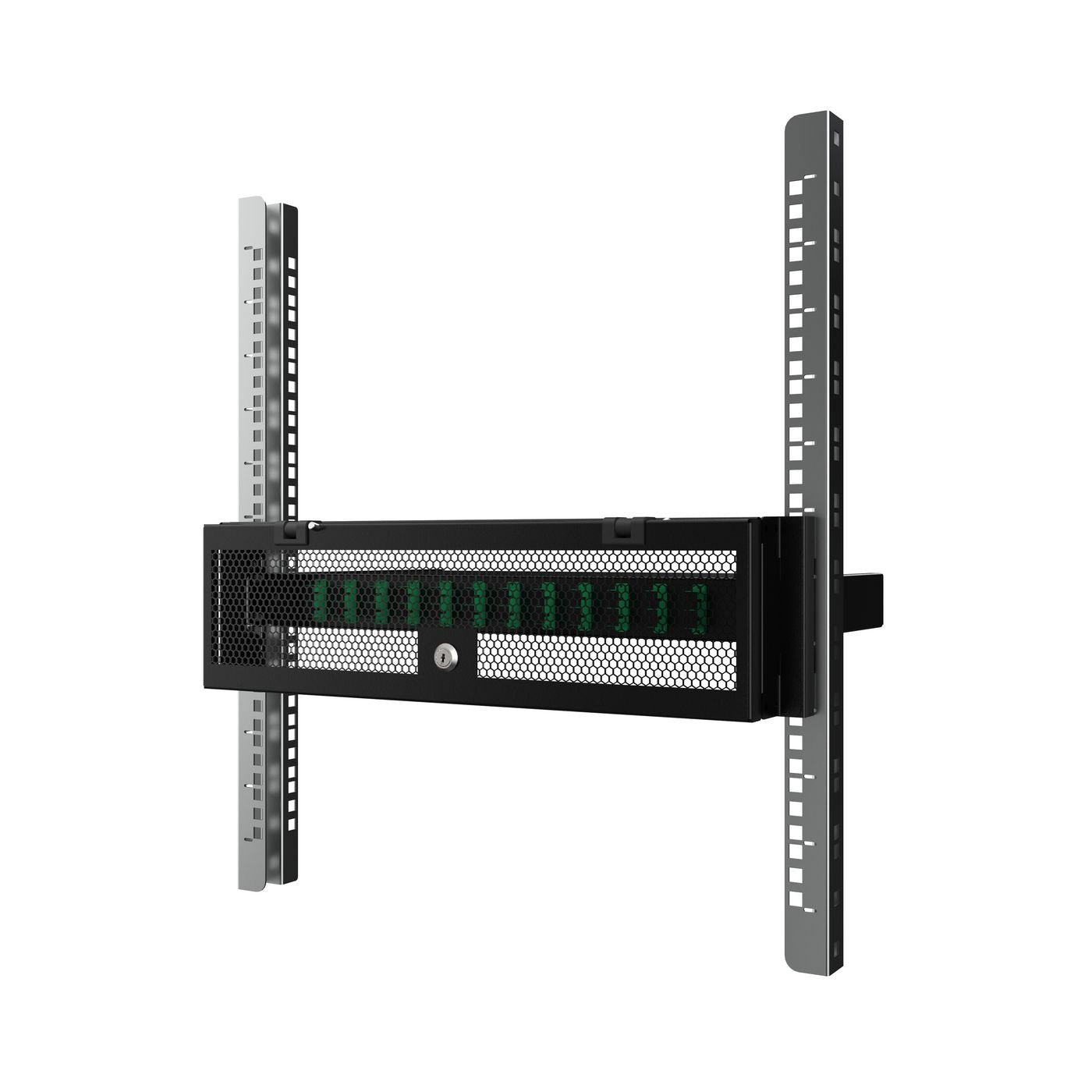 3u 19" Rack Mount, Security Cover Panel
