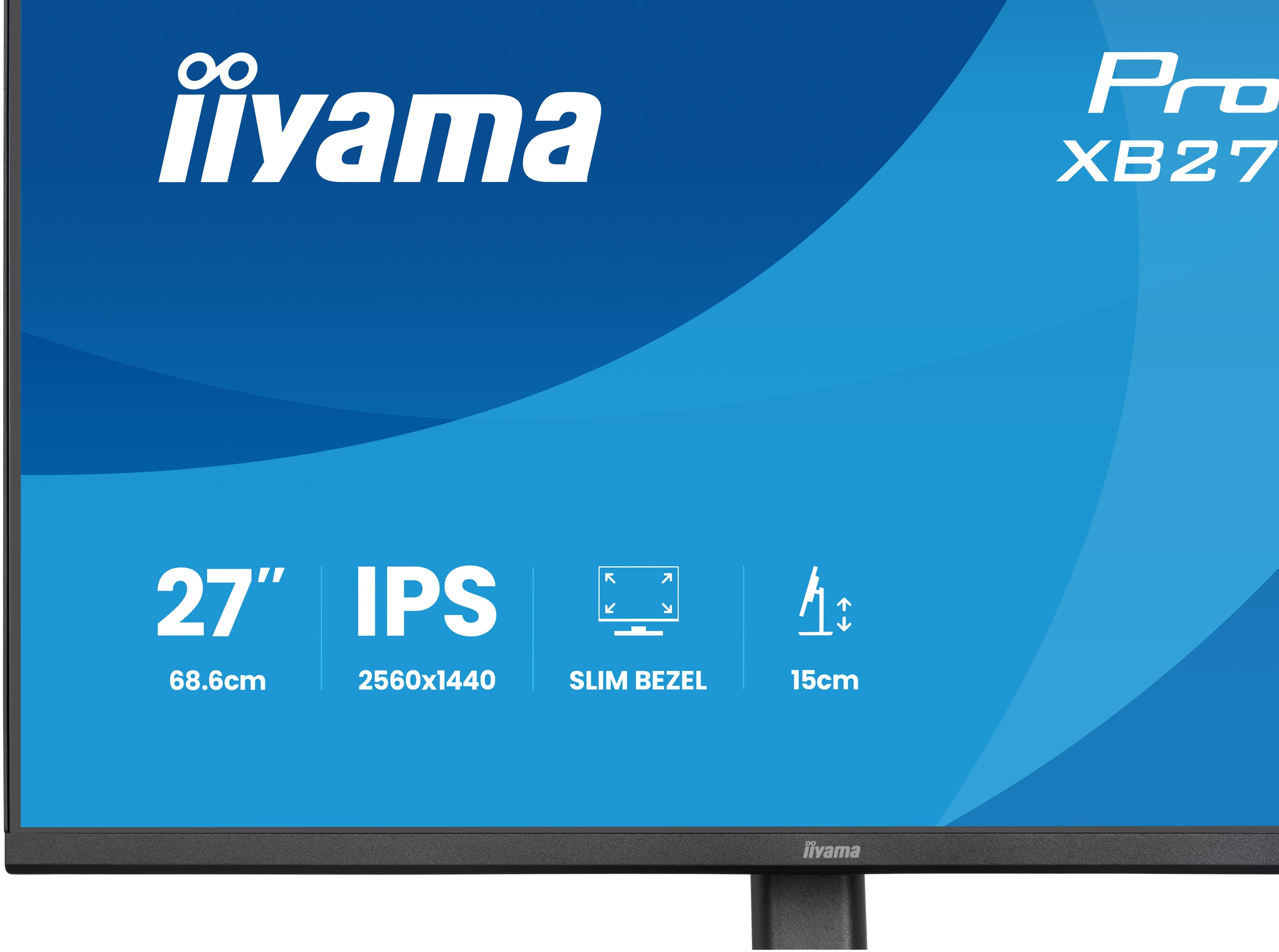 Monitor Iiyama 27" Ips, 4-Side Slim Bezel 2560x1440 75hz