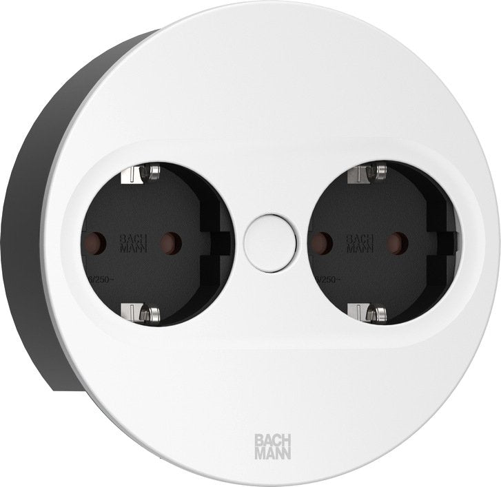EAN 4057298129018 - Bachmann 946.200 toma de corriente 2 x Type F Acero inoxidable imagen 1