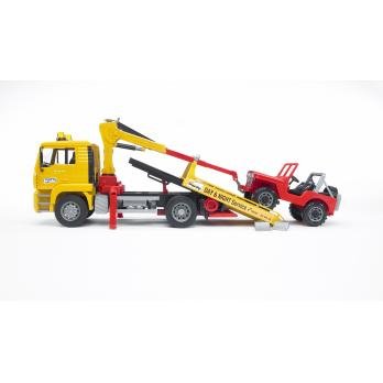 EAN 4001702027506 - BRUDER MAN TGA Breakdown truck with cross country vehicle imagen 6