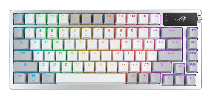 Teclado Francés Asus Rog Azoth Teclado Gaming Blanco