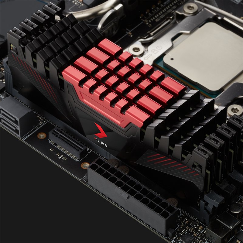 Memoria Ram Pny Xlr8 Ddr4 16 Gb Kit (2 X 8 Gb) 3200 Mhz Pc4-25600 Cl16 1.35v Xmp Support