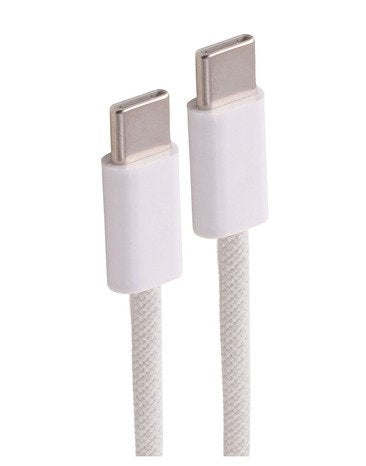 Shiverpeaks Usb-C Cable De Carga, 2.0, 60w, Blanco, Textil, 2m