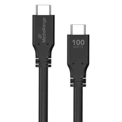 Cable Mediarange Mrcs218 Usb Usb 3.2 Gen 1 (3.1 Gen 1) 3 M Usb C Negro