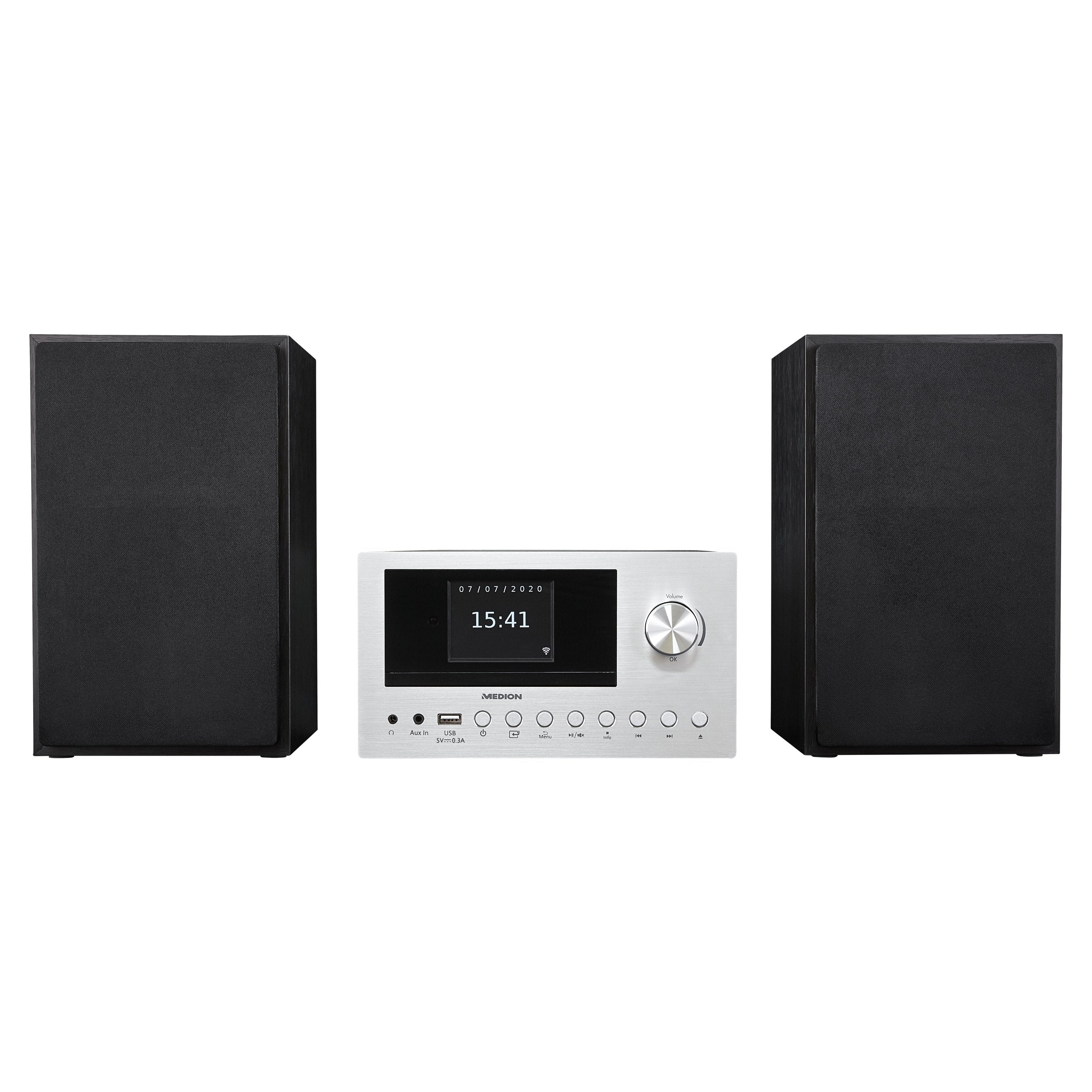 Medion Life P85003 Micro-Audio-System Silber