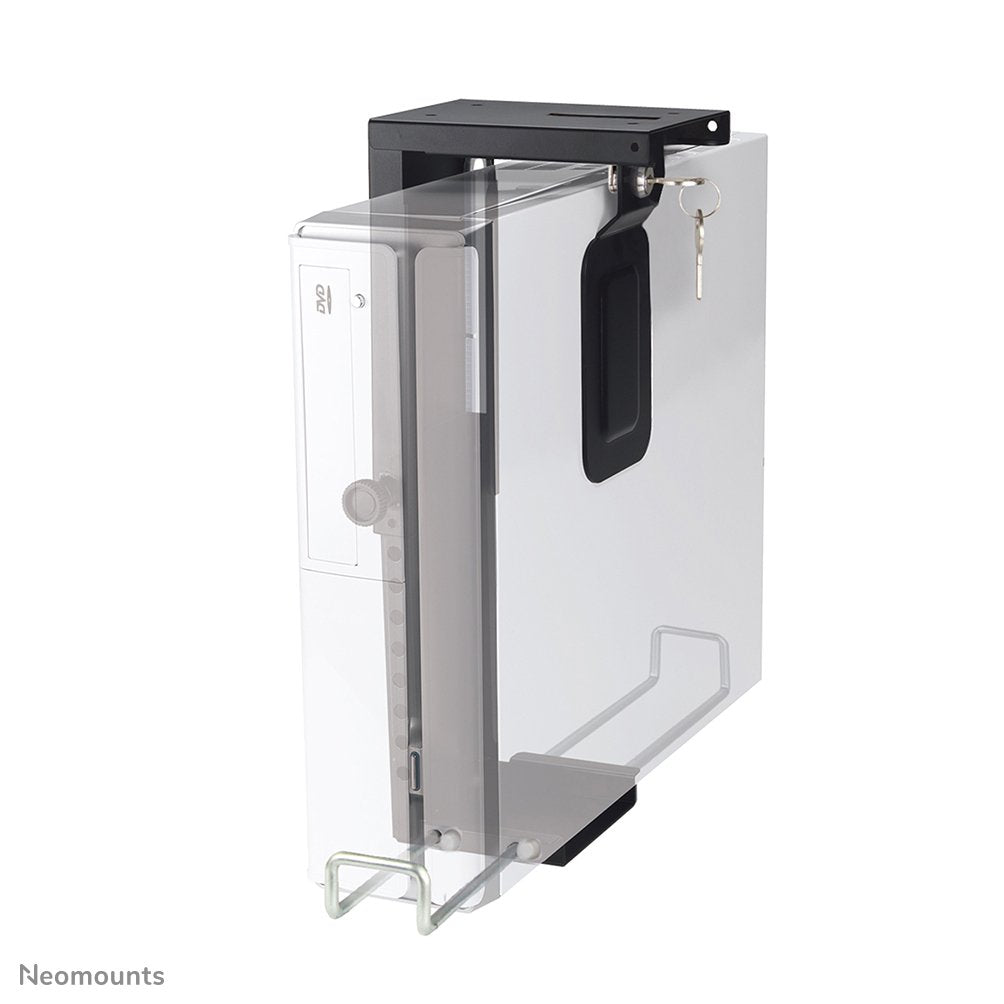 Newstar Cpu-D075black/Lksoporte De La Unidad Del Sistemainstalable Debajo Del Escritorionegro
