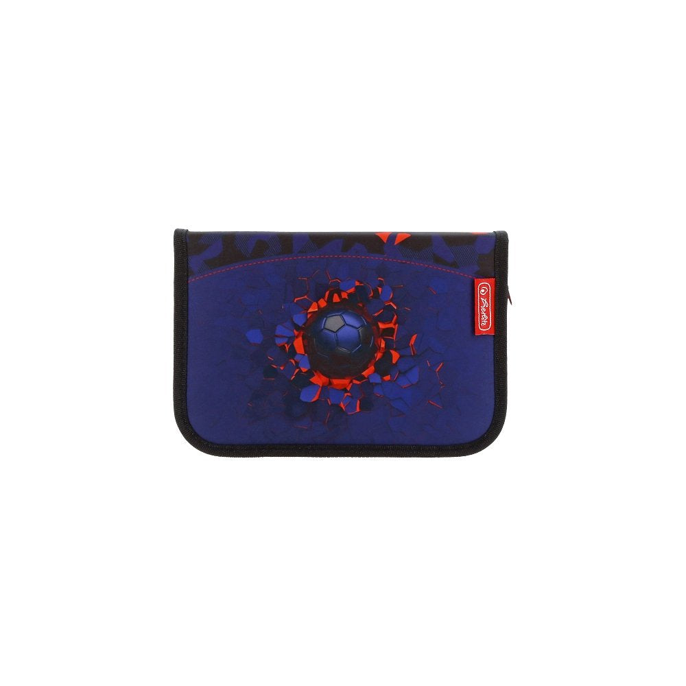 Herlitz Juego De Mochilas Escolares De 4 Piezas, Color Azul Y Rojo,