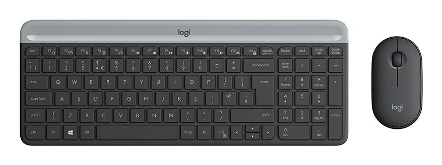 EAN 5099206086524 - Logitech 920-009196 teclado Ratón incluido Universal RF inalámbrico QWERTY Italiano Grafito imagen 1
