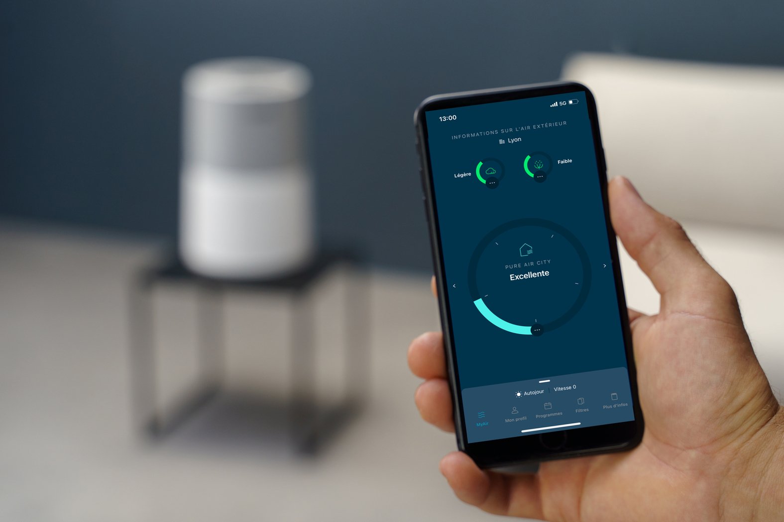 Rowenta Pure Air City Pu2840, Purificador De Aire (Blanco)